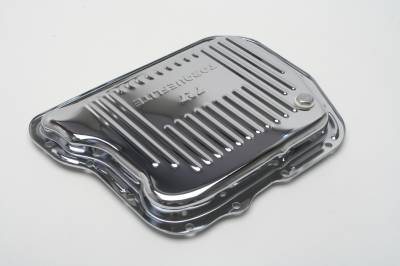 Trans-Dapt Performance - Trans-Dapt 9733 Chrome Trans Pan Stock Cap/Finned for Mopar Torqueflite 727