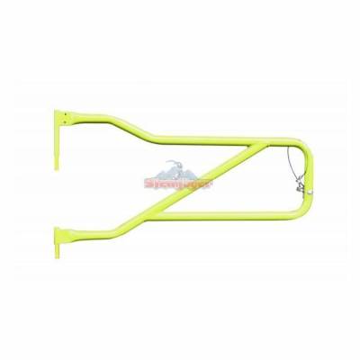 Steinjager - Steinjager Front Tubular Trail Doors-Gecko Green for Wrangler JL J0048321