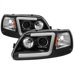 Spyder Auto - Spyder 5084538 Black Light Bar Projector Headlights for 97-03 F150/Expedition