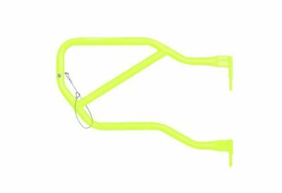 Steinjager - Steinjager Rear Tubular Trail Doors-Gecko Green for Wrangler JK 4DR J0046383
