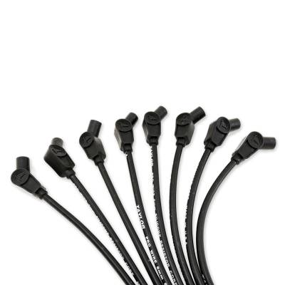 Taylor Cable - Taylor Cable 70053 8mm Pro Wire Spark Plug Wire Set 135-DEG Black Universal