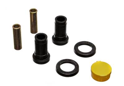 Energy Suspension - Energy Suspension 8.3101G Control Arm Bushing Set Front Polyurethane Black