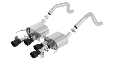 Borla - Borla 11903CB ATAK Axle-Back Exhaust Quad Center RR Exit for 15-19 Corvette 6.2L