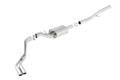 Borla - Borla 140577 ATAK Cat-Back Exhaust Truck Side Exit 14-18 Silv/Sierra 1500 6.2L