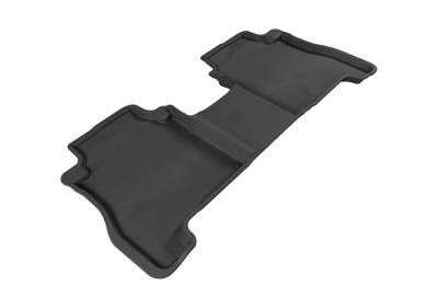 3D MAXpider - MAXpider L1HY04021509 Kagu Floor Mat Rear Black for 07-12 Santa Fe