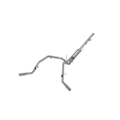 MBRP Exhaust - MBRP Exhaust S5128AL AL 3" Cat-Back 2.5" Dual Split Rear Exit for 06-08 RAM 1500