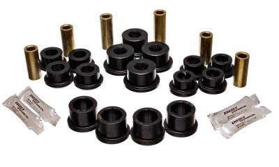 Energy Suspension - Energy Suspension 11.3108G Control Arm Bushing Set Rear Polyurethane Black