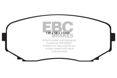 EBC Brakes - EBC Brakes DP21794 Greenstuff 2000 Series Sport Brake Pads