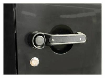 Steinjager - Steinjager Outer Door Handle Trim-Gray Hammer 3pc. Kit for Jeep JK J0044803