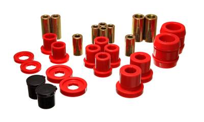 Energy Suspension - Energy Suspension 16.3120R Polyurethane Control Arm Bushing Kit Honda
