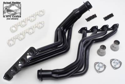 Hedman Hedders - Hedman 89366 Silver 1.625" Long Headers 77-79 Ford 4WD Truck/Bronco 351-400M