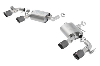 Borla - Borla 11925CF ATAK Axle-Back Exhaust Dual Split RR Exit for 16-24 Camaro SS 6.2