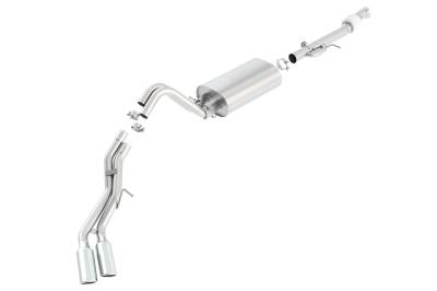 Borla - Borla 140560 Touring Cat-Back Exhaust Truck Side Exit 15-25 Cadillac/GMC 6.2L