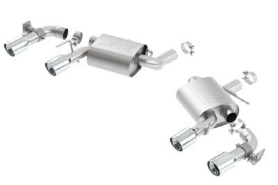 Borla - Borla 11924 S-Type Axle-Back Exhaust Dual Split Rear Exit for 16-24 Camaro SS