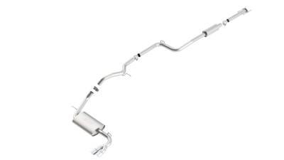 Borla - Borla 140454 S-Type Cat-Back Exhaust Dual Right Rear Exit for 12-17 Focus 2.0L