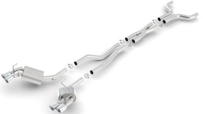 Borla - Borla 140495 ATAK Cat-Back Exhaust Dual Split Rear Exit for 12-15 Camaro ZL1 6.2