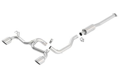 Borla - Borla Exhaust 140285 Cat-Back System for Audi LANCER