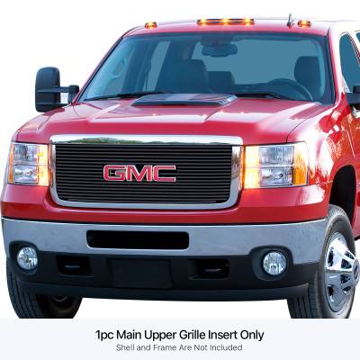 APS - APS Stainless Billet Grille Black 11-14 GMC Sierra 2500/3500 GR07FFH34J