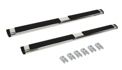 Go Rhino - Go Rhino 686404580PS 6" OE Xtreme Side Steps w/Mounting Brackets Kit
