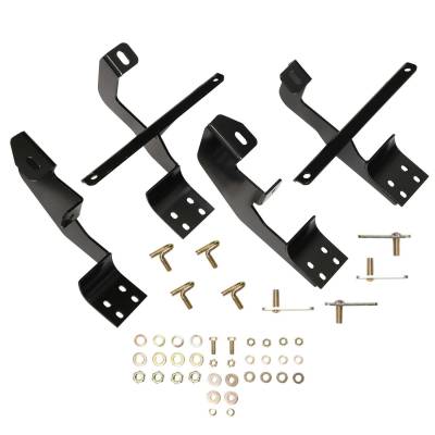 Westin - Westin 22-1975 22-Series Oval Nerf Mount Kit for 11-19 Explorer 4DR Black