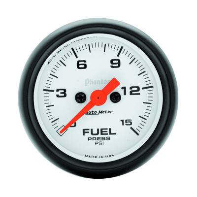 AutoMeter - AutoMeter 5761 Phantom Electric Fuel Pressure Gauge 0-15PSI 2-1/16"