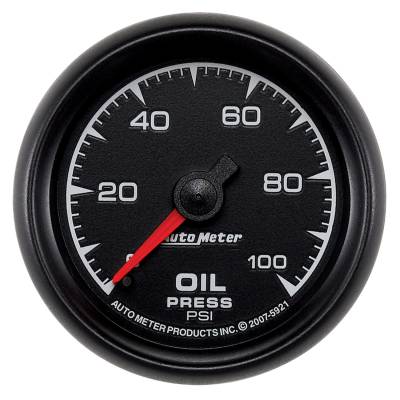 AutoMeter - AutoMeter 5921 Mechanical Oil Pressure Gauge 0-100PSI 2-1/16" ES