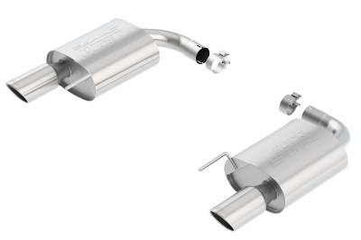 Borla - Borla 11887 S-Type Axle-Back Exhaust Single Split Rear Exit for 15-17 Mustang GT