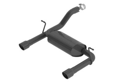 Borla - Borla 11955CB Touring Axle-Back Exhaust Truck One Split RR Exit for 18-26 Jeep