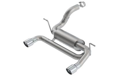 Borla - Borla 11964 ATAK Axle-Back Exhaust Single Split Rear Exit 18-26 Wrangler 2.0L