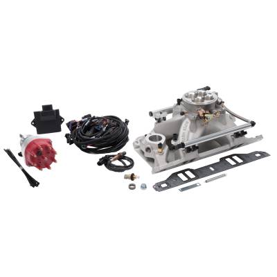 Edelbrock - Edelbrock 35900 Pro-Flo 4 EFI Traditional 4150-Style Kit Chrysler SB 318-360 CID