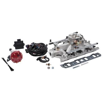 Edelbrock - Edelbrock 35940 Pro-Flo 4 EFI Traditional 4150-Style Kit Ford SB Windsor 289 302