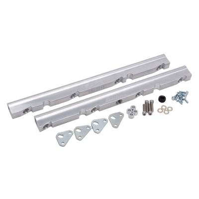 Edelbrock - Edelbrock 3628 Fuel Rail Kit for Ford 5.0L 3/8" NPT Clear Finish