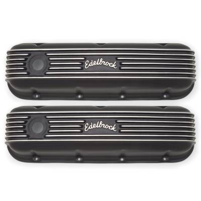 Edelbrock - Edelbrock 41853 Classic Series Valve Cover for 65+ Chevy Big-Block V8