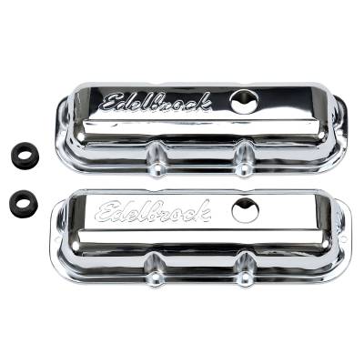 Edelbrock - Edelbrock 4488 Signature Series Valve Covers for 82-93 Chevrolet 2.8L 60 V6