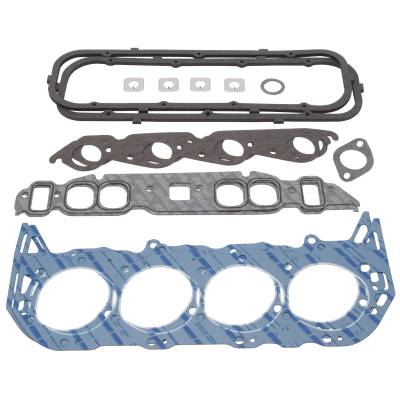 Edelbrock - Edelbrock 7363 Engine Gasket Set Head/Inake/Exhaust/Valve Cover for Chevrolet
