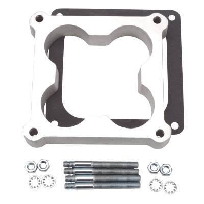 Edelbrock - Edelbrock 8718 Carburetor Spacer #8718 Open Cloverleaf Center 1" Thick