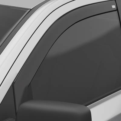 EGR - EGR 562651 Front In-Channel Window Visors Black for 09-18 RAM Reg