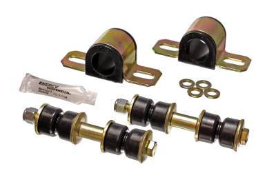 Energy Suspension - Energy Suspension 14.5101G Sway Bar Bushing Set Front Polyurethane Black