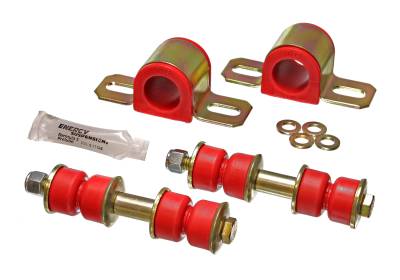 Energy Suspension - Energy Suspension 14.5101R Front Sway Bar Bushing Set Red for Isuzu