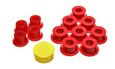 Energy Suspension - Energy Suspension 10.3102R Front Polyurethane Control Arm Bushing Set Red