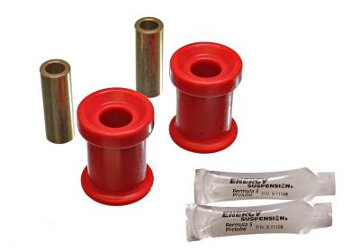 Energy Suspension - Energy Suspension 15.3116R Control Arm Bushing Set Rear Polyurethane Red