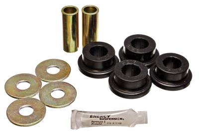 Energy Suspension - Energy Suspension 16.3101G Control Arm Bushing Set Front Polyurethane Black