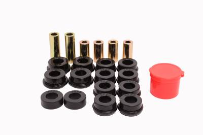 Energy Suspension - Energy Suspension 16.3106G Control Arm Bushing Set Front Polyurethane Black
