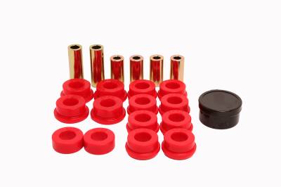 Energy Suspension - Energy Suspension 16.3106R Front Polyurethane Control Arm Bushing Set Red
