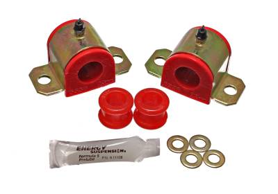 Energy Suspension - Energy Suspension 16.5122R Rear Sway Bar Bushing Set Polyurethane Red