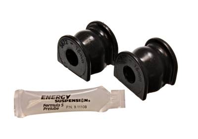 Energy Suspension - Energy Suspension 16.5134G Sway Bar Bushing Set Rear Polyurethane Black