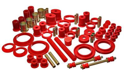 Energy Suspension - Energy Suspension 4.18113R Hyper-Flex Master Bushing Kit Red