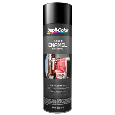 Duplicolor Paint - Dupli-Color Paint HB101 Gloss Black HiBuild Fleet Coating 16oz