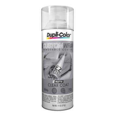 Duplicolor Paint - Dupli-Color Paint CWRC900 Matte Clear Coat Custom Wrap Camouflage 11oz Aerosol