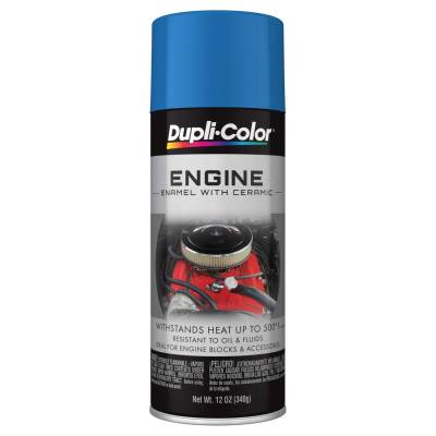 Duplicolor Paint - Dupli-Color Paint DE1608 Engine Paint w/Ceramic General Motors Blue 12oz Aerosol
